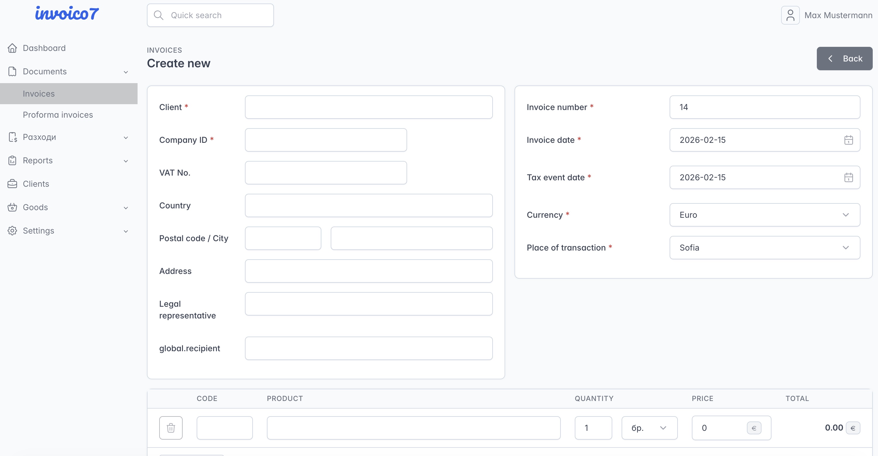 Professional Invoices in Seconds. Complete Business Control – For Free.